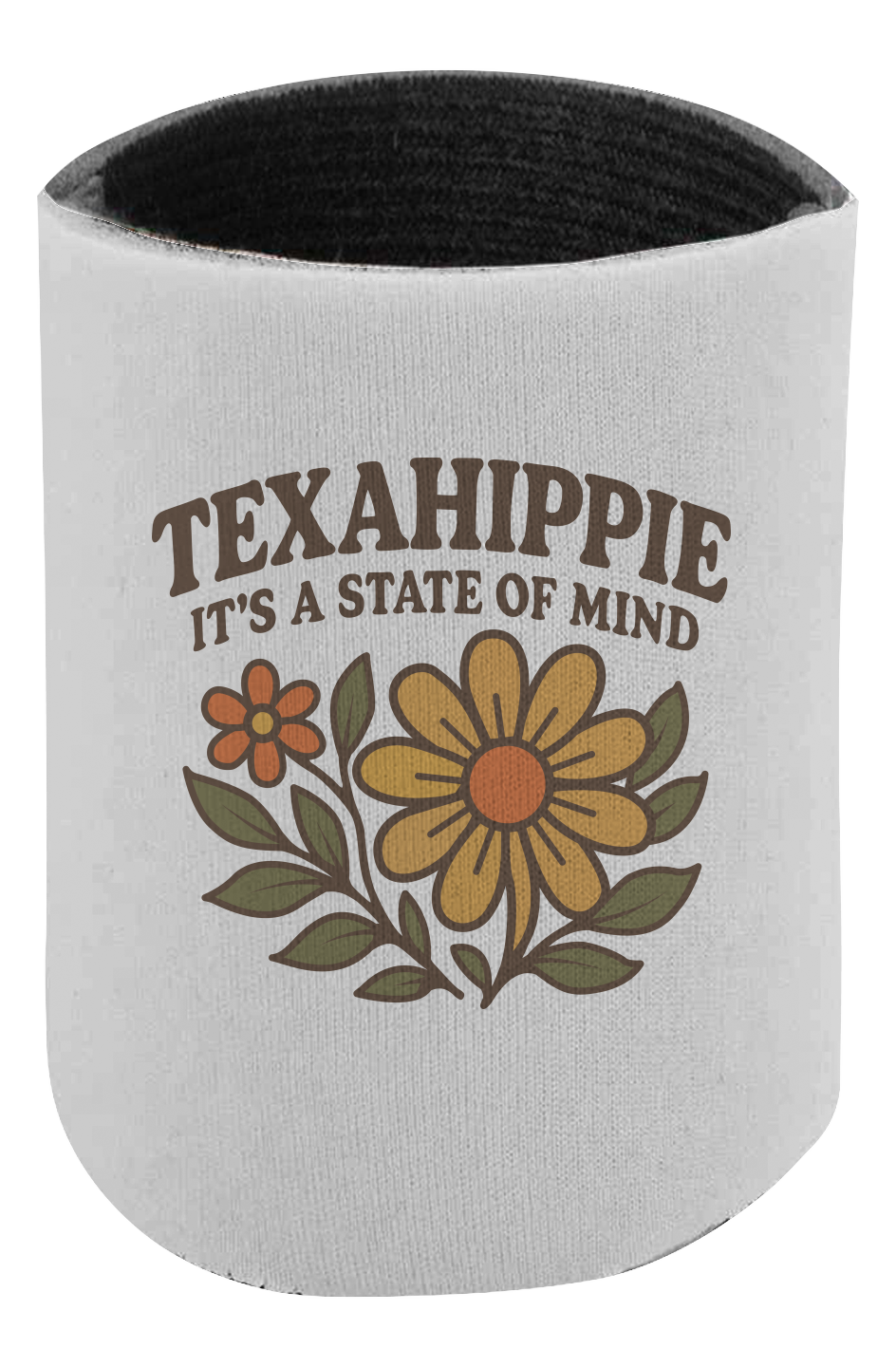 Texahippie Flower Bloom Liberty Bag Beverage/Can Holder