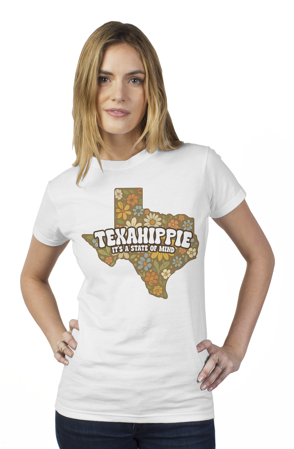 Texahippie State of Mind Womens T Shirt