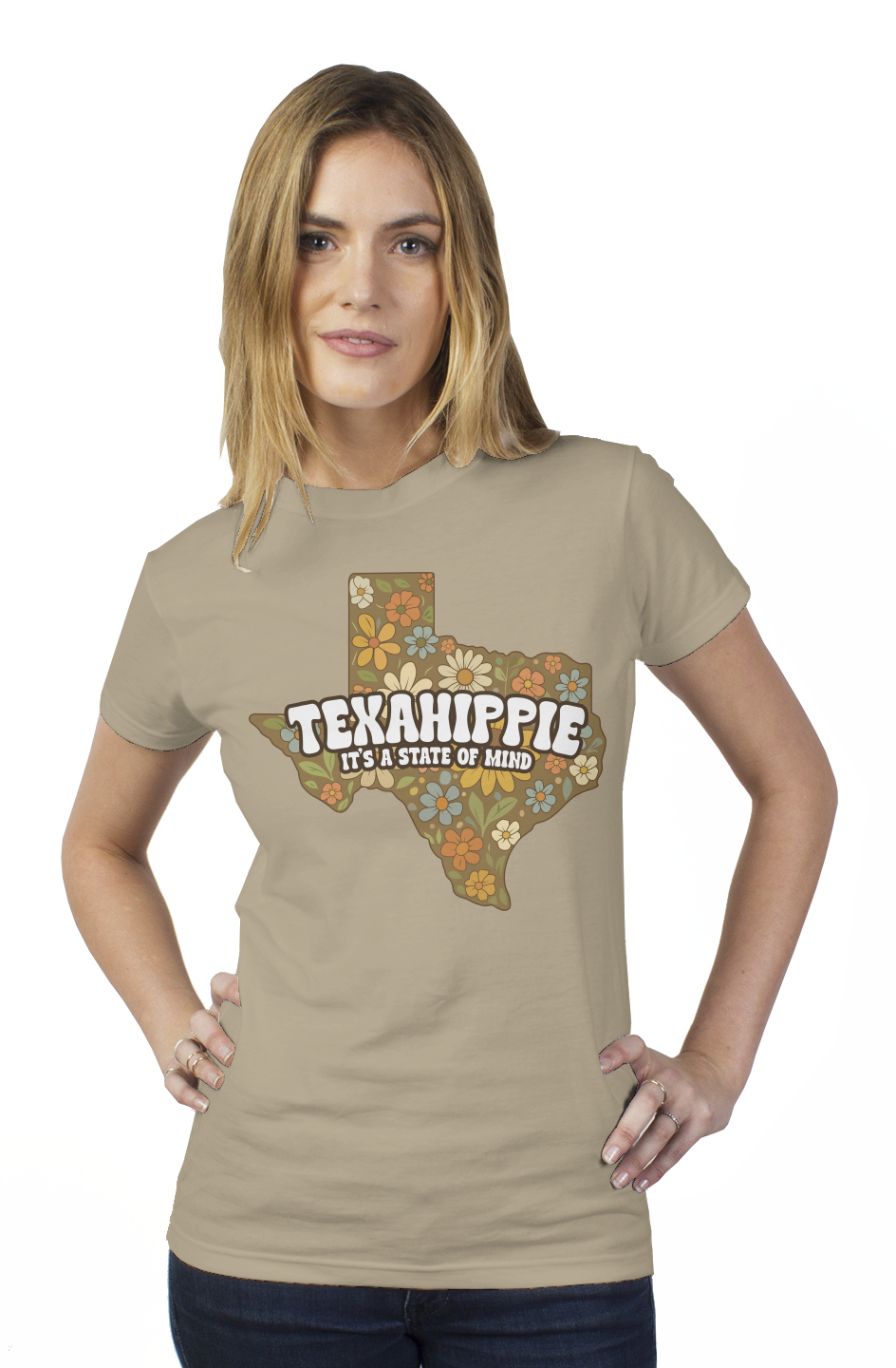 Texahippie State of Mind Womens T Shirt