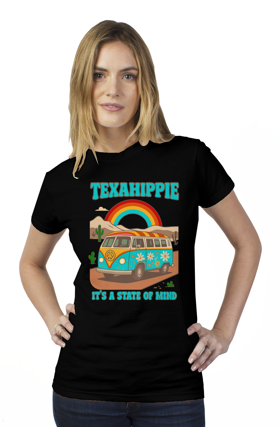 Texahippie Van Life Womens T Shirt