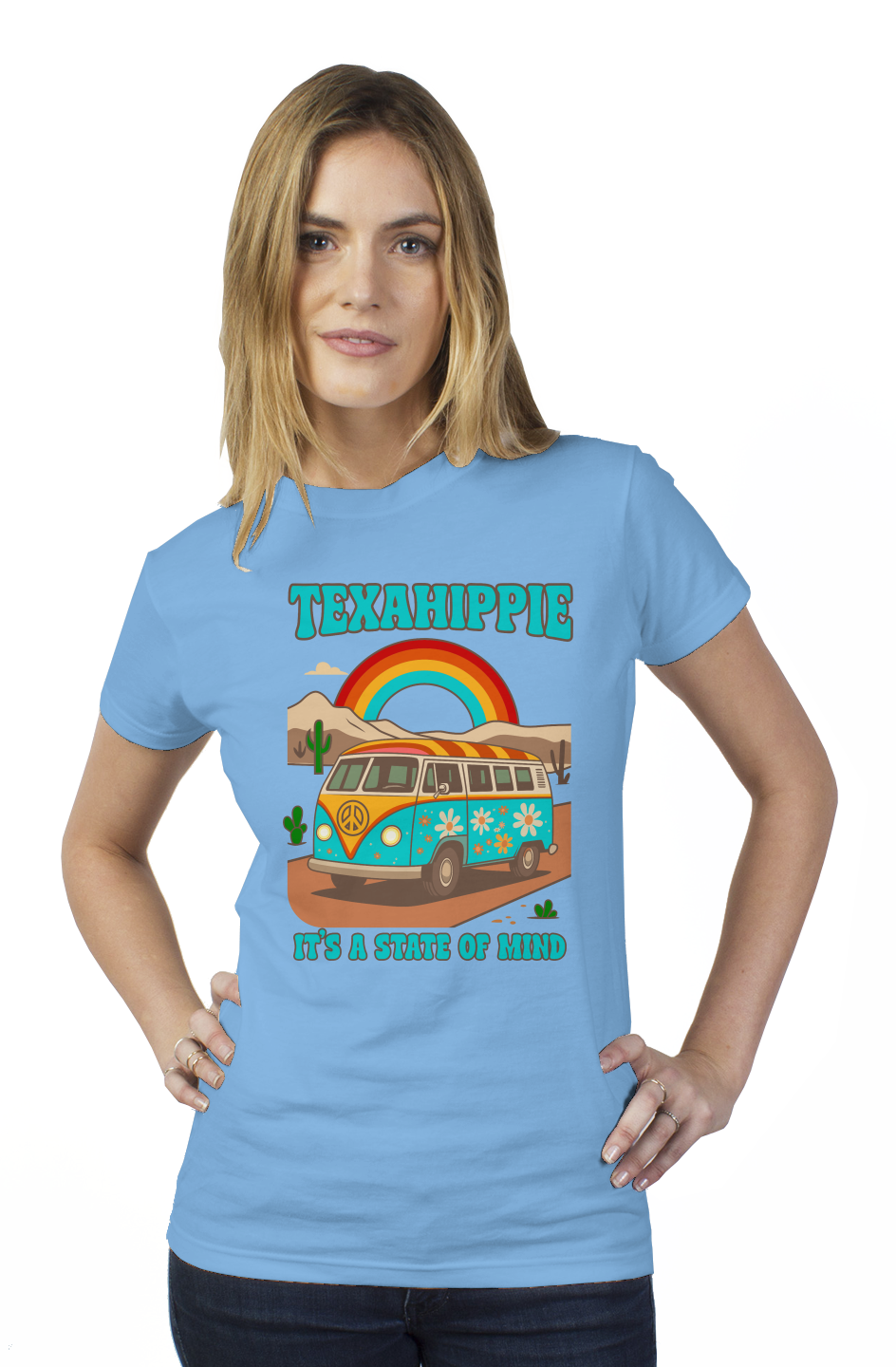 Texahippie Van Life Womens T Shirt