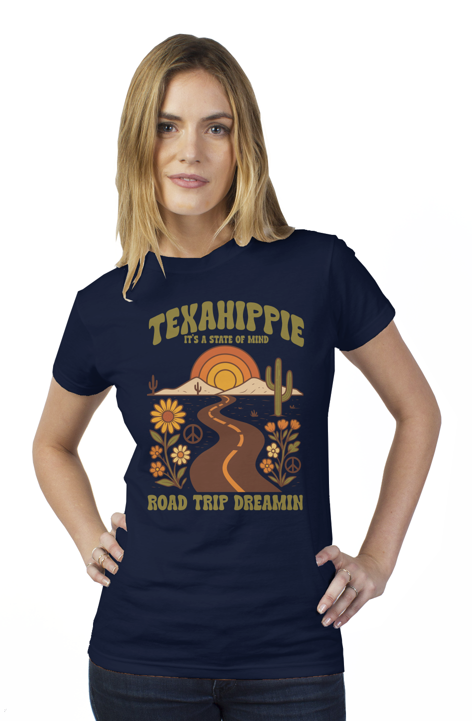 Texahippie Road Trippin Womens T Shirt