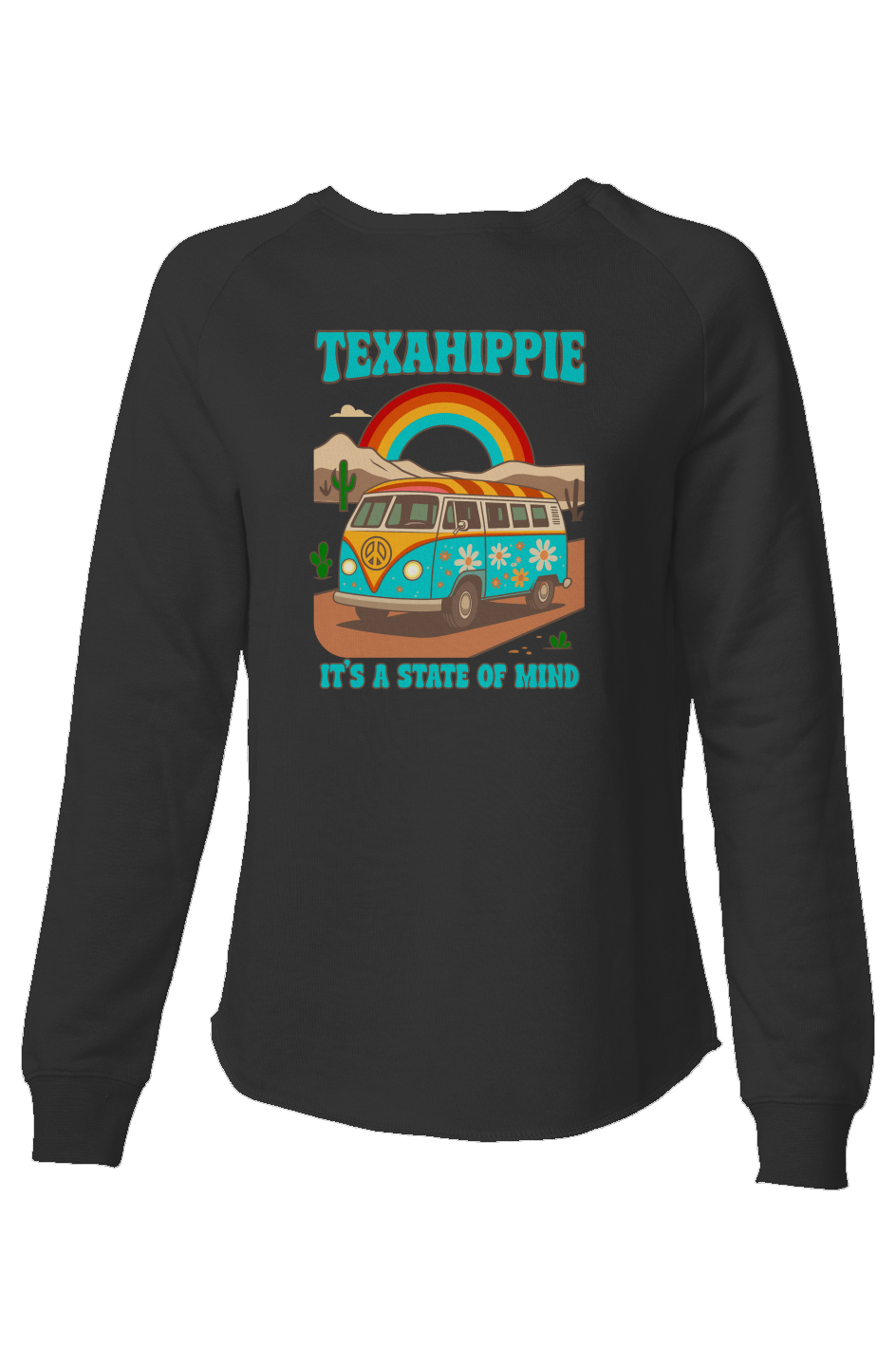 Texahippie Van Life Lightweight Scalloped Sweatshirt