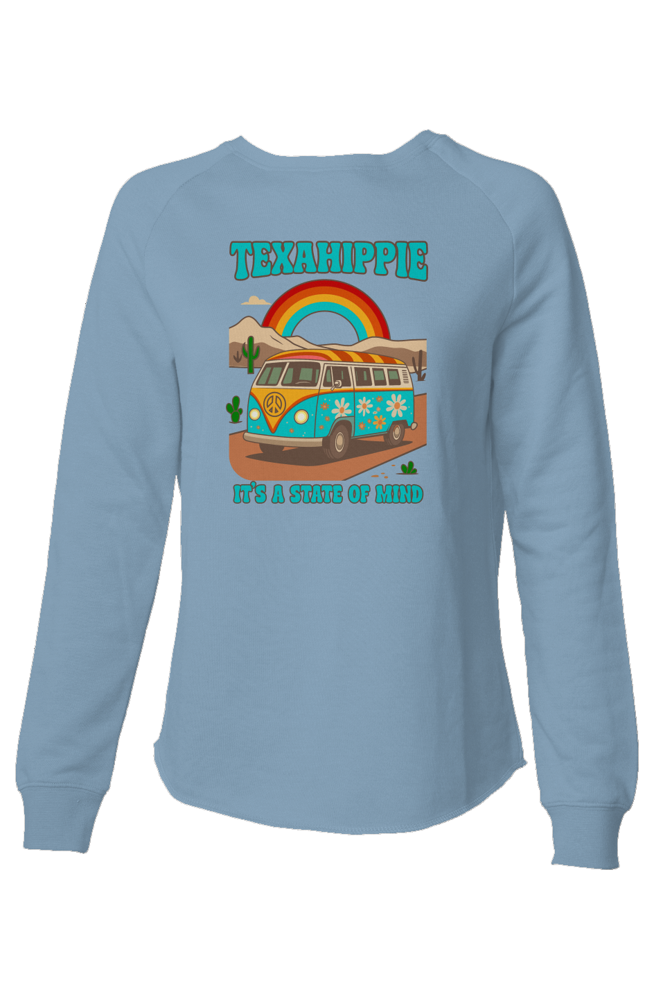 Texahippie Van Life Lightweight Scalloped Sweatshirt
