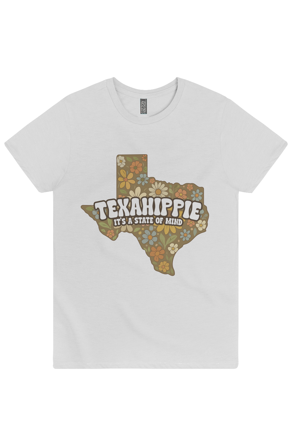 Texahippie State Of Mind Daily Tee