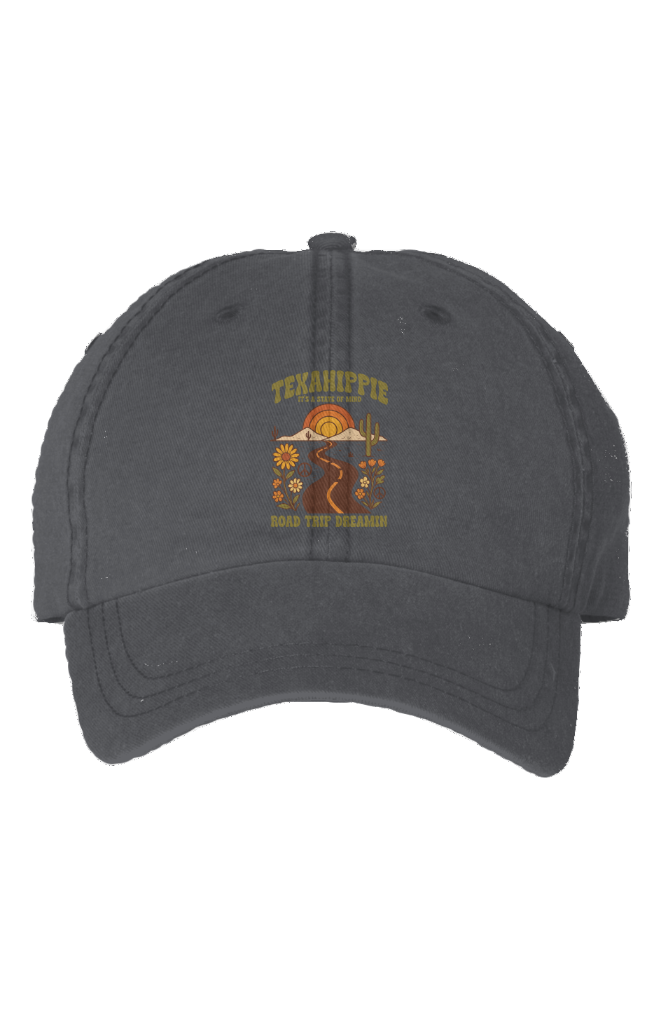 Texahippie Road Trippin Pigment Dyed Cap