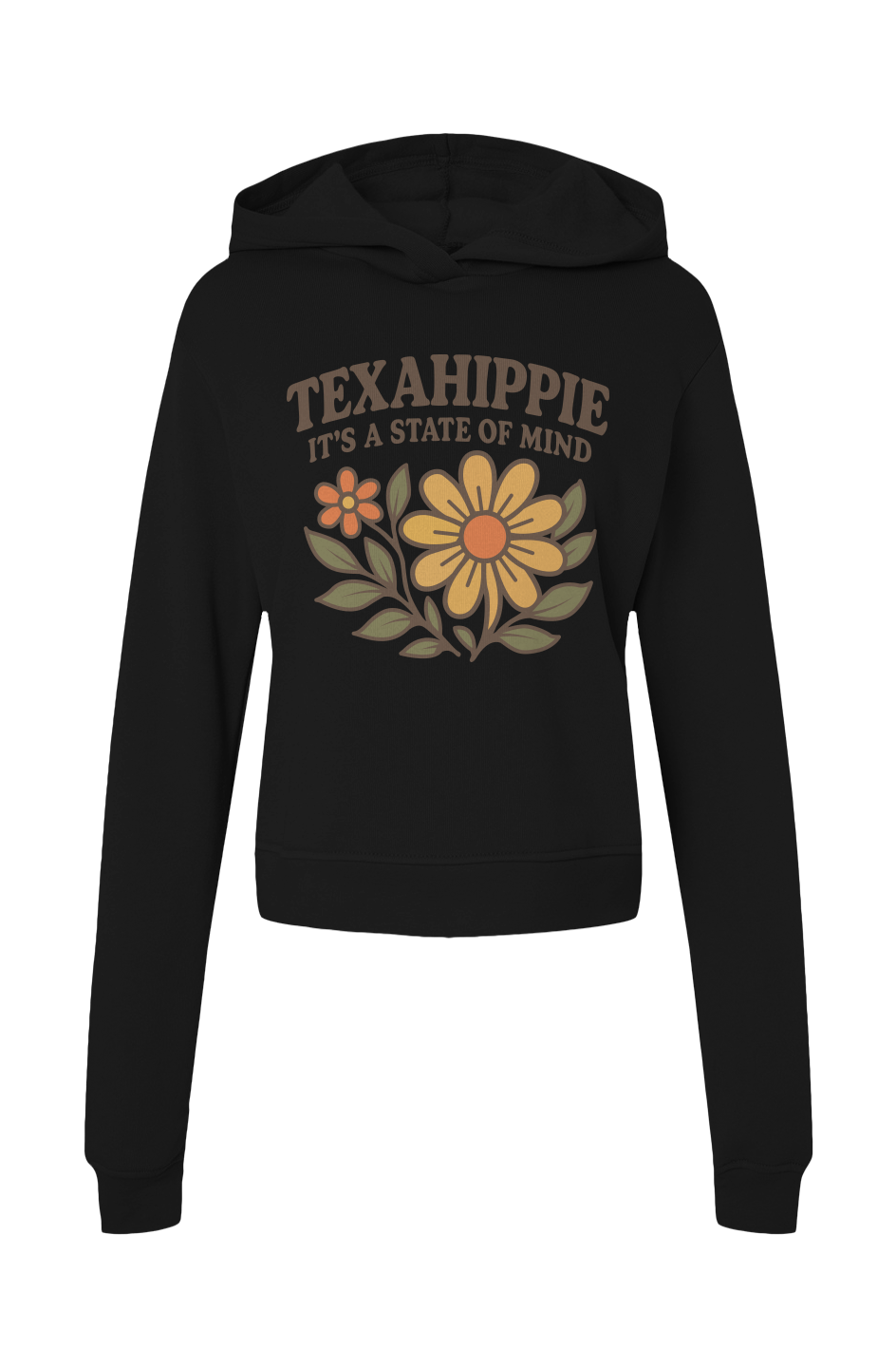 Texahippie Flower Bloom Womens Classic Hoodie Sweatshirt