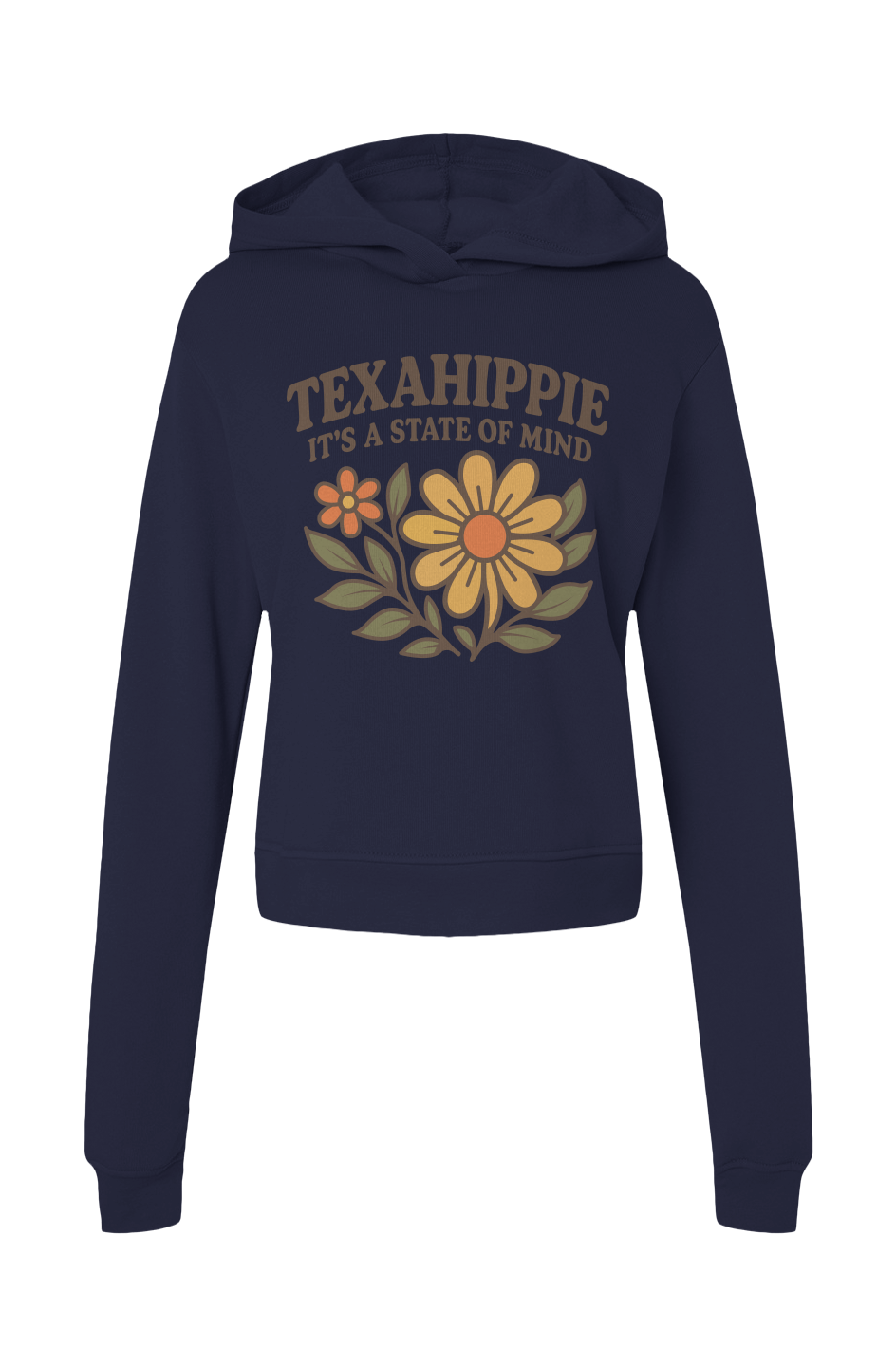 Texahippie Flower Bloom Womens Classic Hoodie Sweatshirt