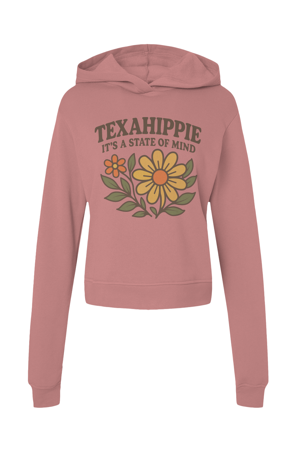 Texahippie Flower Bloom Womens Classic Hoodie Sweatshirt