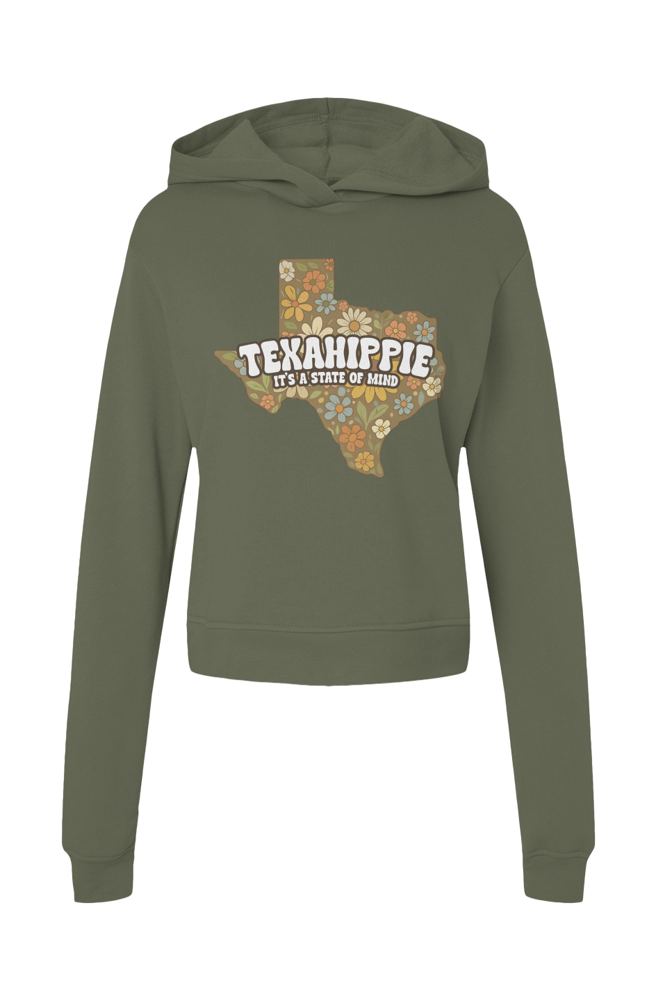 Texahippie State of Mind Womens Classic Hoodie Sweatshirt