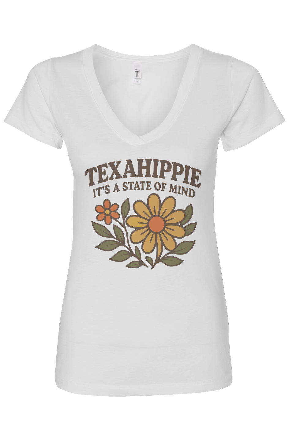 Texahippie Flower Bloom Ideal V-Neck