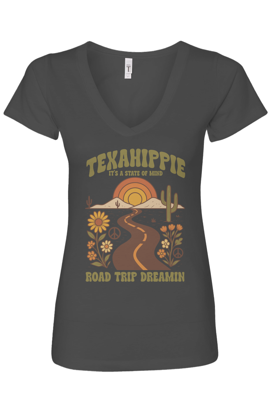 Texahippie Road Trippin Ideal V-Neck