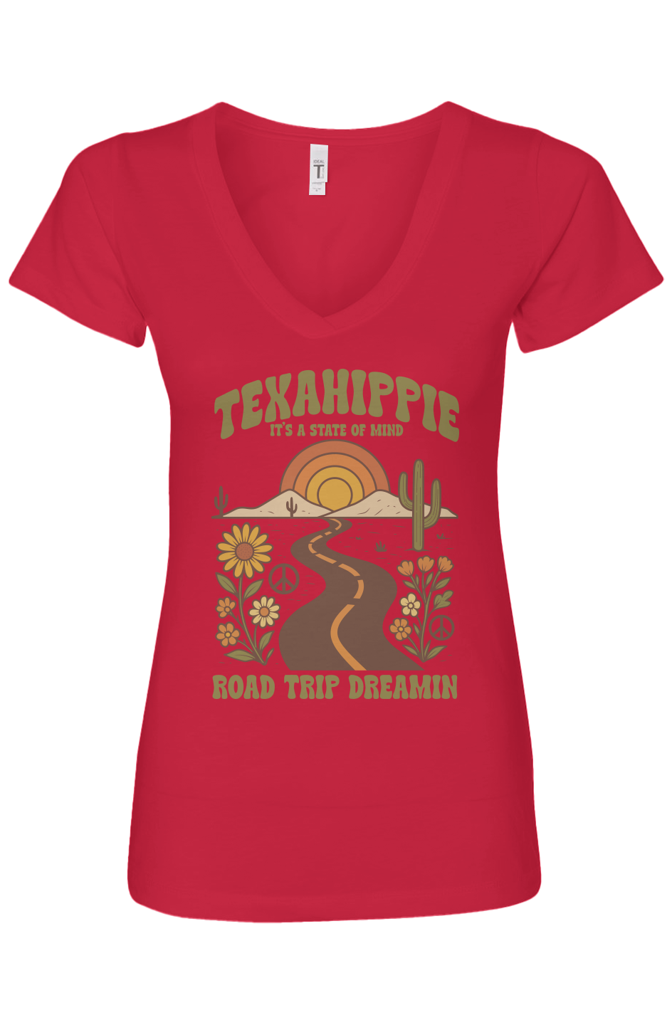 Texahippie Road Trippin Ideal V-Neck