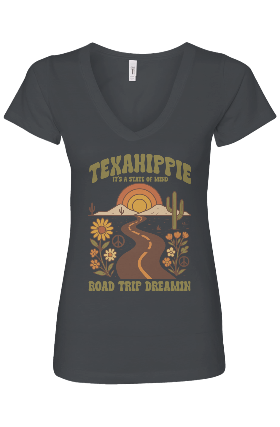 Texahippie Road Trippin Ideal V-Neck