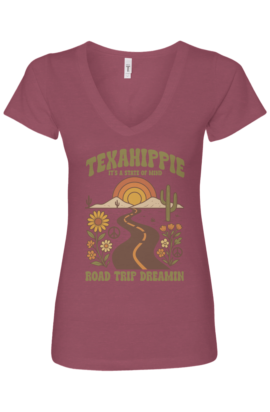 Texahippie Road Trippin Ideal V-Neck