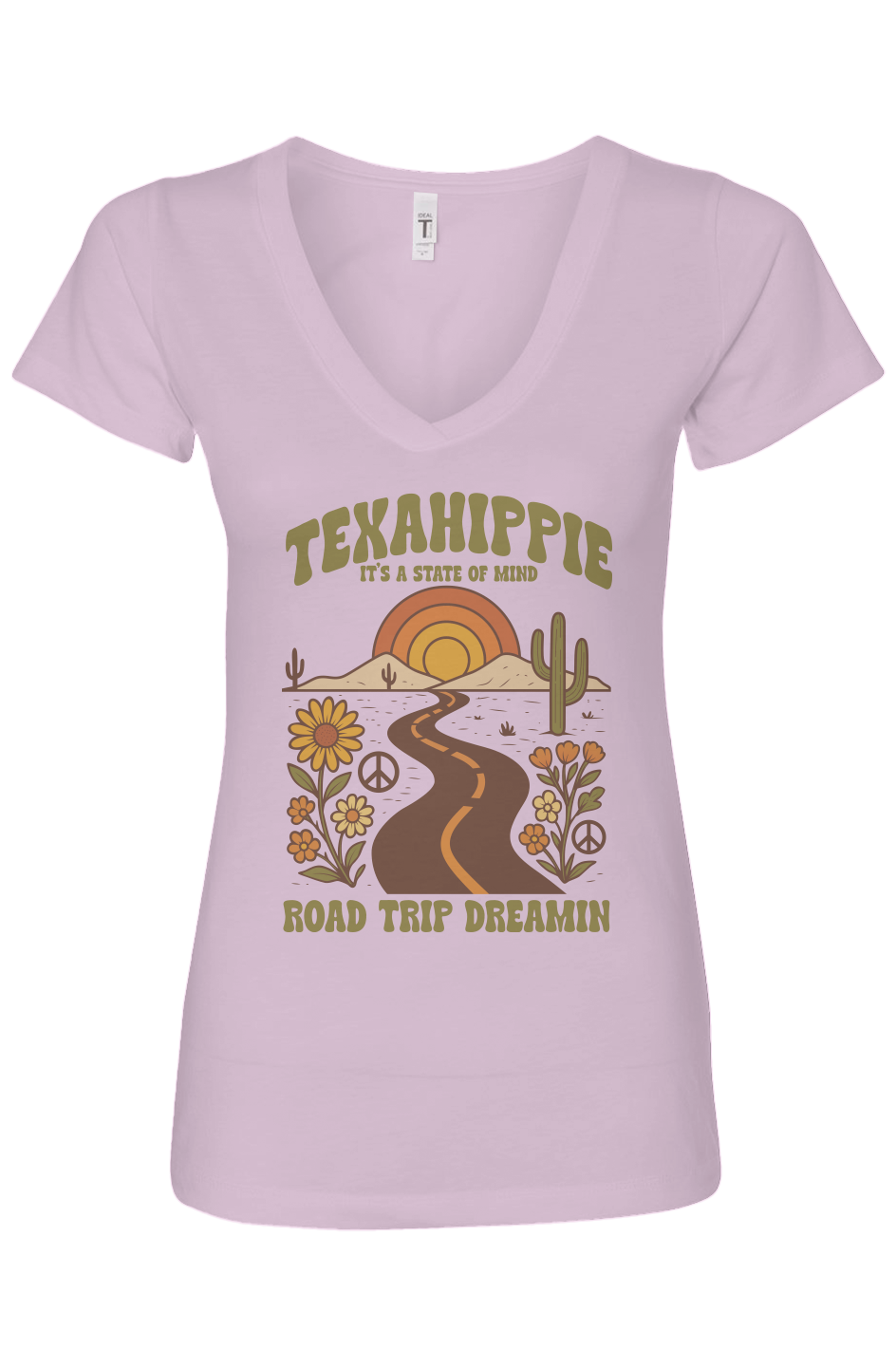 Texahippie Road Trippin Ideal V-Neck
