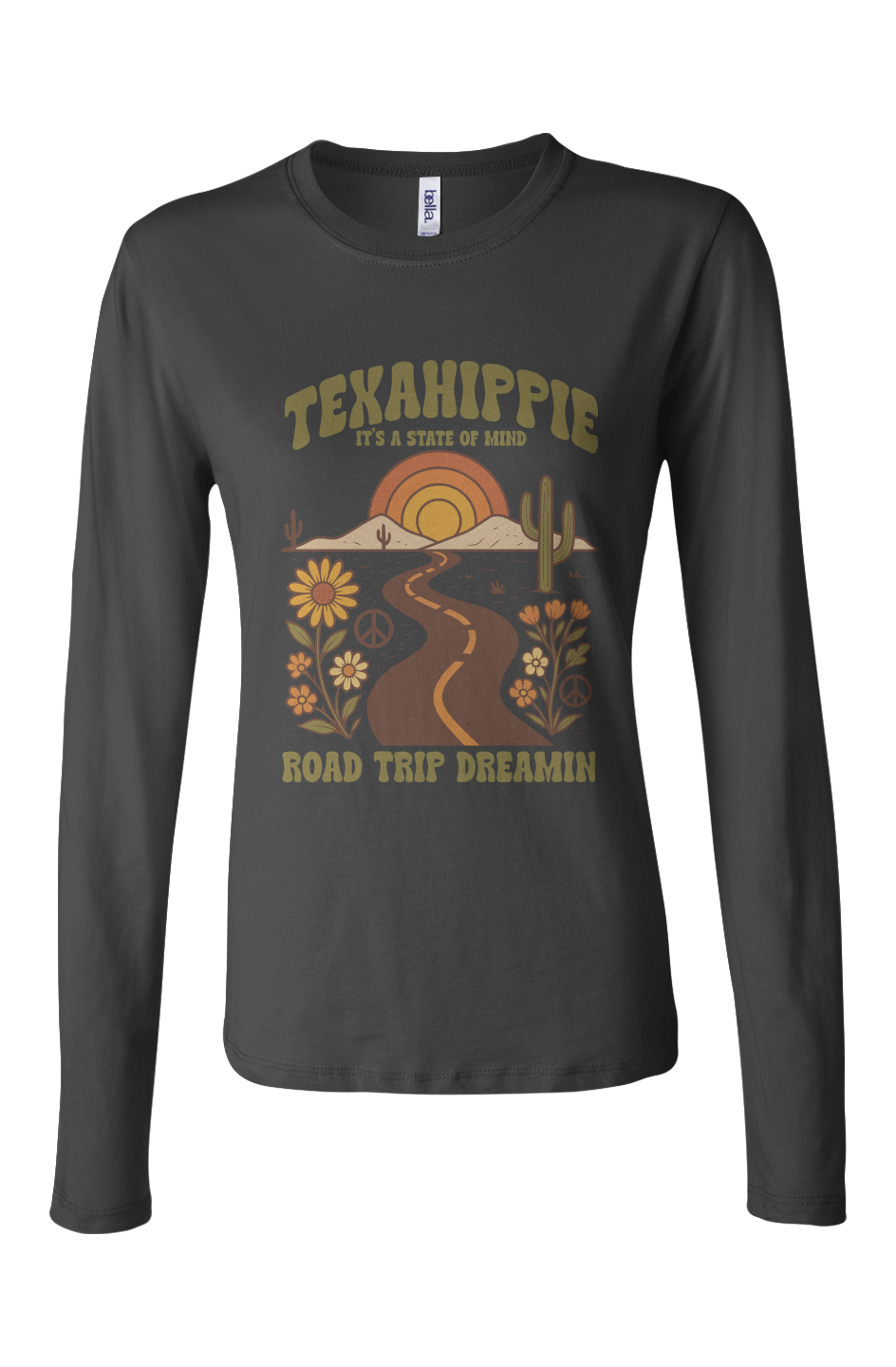 Texahippie Road Trippin Jersey Long Sleeve Tee